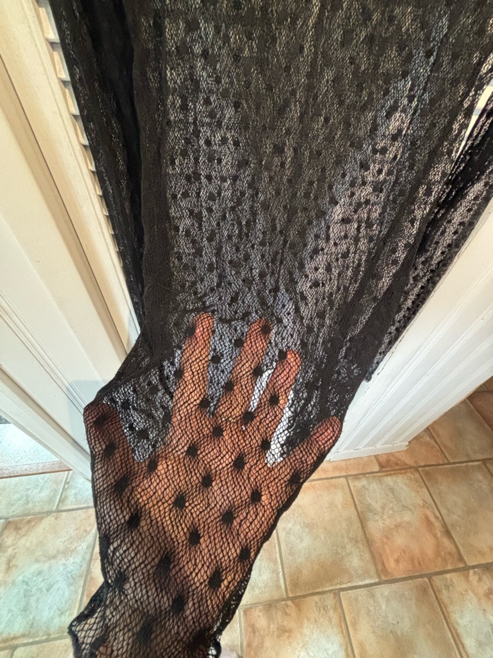 Free People Black Sheer Beach cover-up - Picture 3 of 7